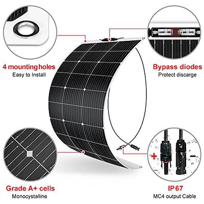 Alrska 100 Watt Flexible Solar Panel 12V Monocrystalline