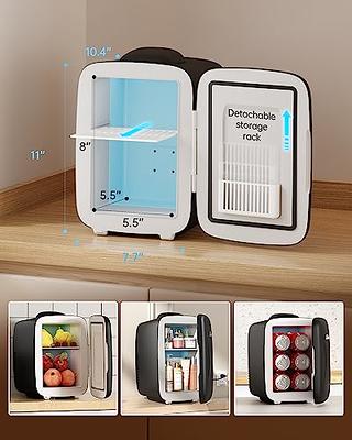 BEICHEN Mini Fridge [Upgrade], Small Fridge Rapid Cooling 4 Liter