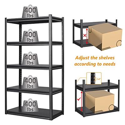 STANI Garage Shelving Heavy Duty Storage Shelves for Garage Storage, 5-Tier  Metal Shelving Unit Adjustable Garage Storage Utility Rack, Heavy Duty  Shelving, Basement Storage Rack (5-Tier) - Yahoo Shopping