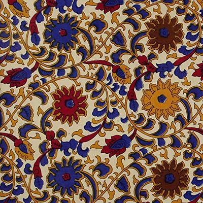 India Arts Bedspread Cotton Sunflower Print, Yellow, Approx 106 x 106 -  Yahoo Shopping