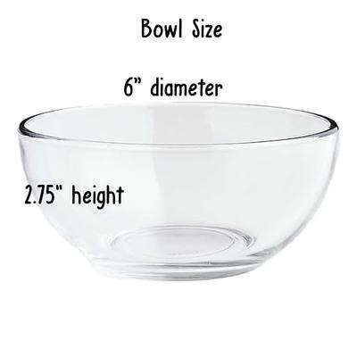 BadenBach 60 Pack 9oz Hard Plastic Bowls, Clear Salad Bowl