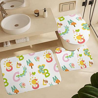 Memory Foam Bathroom Rug 3PCS Absorbent Bath Mat Set Small Large and  Contour Rug