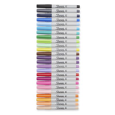 Sharpie Permanent Markers, Fine Point, Blue, 36 Count