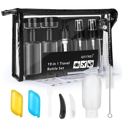 Travel Bottles & TSA Approved Toiletry Bag Set, Travel Size Toiletries &  Accessories Kit, Travel Containers/