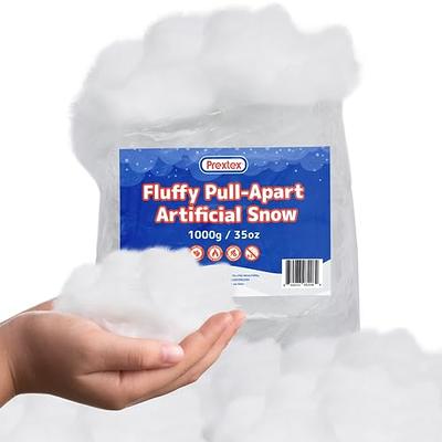 PREXTEX Pull-Apart Artificial Snow (1000g / 35oz) - Fake Snow Decoration -  Instant Snow Cotton Cloud Fluff - Fake Snow Decor - Christmas Village Sets  and Accessories - White Christmas Decorations - Yahoo Shopping