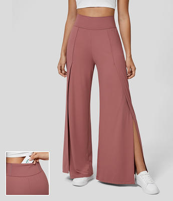 Halara Low Rise Wide Leg Casual Cargo Casual Pants Color: Reddish