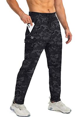 G Gradual Men's Sweatpants with Zipper Pockets Tapered Joggers for Men  Athletic Pants for Workout, Jogging, Running (Grey Camo, Large) - Yahoo  Shopping