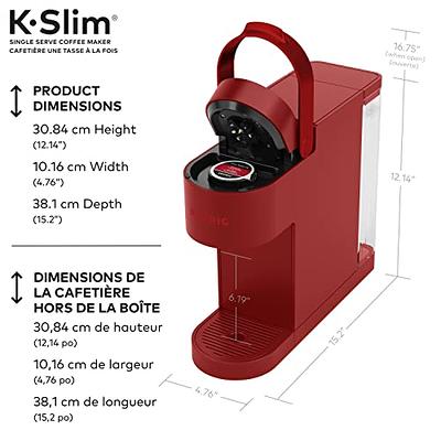 Keurig K-Slim Single Serve K-Cup Pod Coffee Maker, Featuring Simple Push  Button Controls And MultiStream Technology, Scarlet Red - Yahoo Shopping