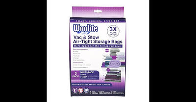 Woolite 3 Piece Air-Tight Vacuum Storage Bags Multi-Pack - Yahoo