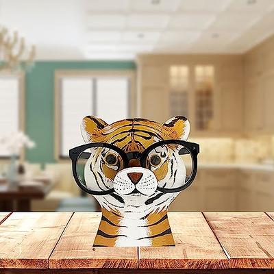 IUIBMI Wooden Glasses Holder Stand Fun Animal Eyeglass Holder