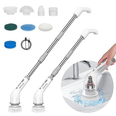 Electric Spin Scrubber, Cordless Spin Scrubbers with 4 Replaceable Brush  Heads and Adjust Extension Handle, Power Cleaning Brush for Bathroom Floor  Tile Kitchen - Yahoo Shopping