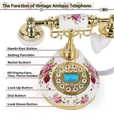 Ceramic Antique Dial Telephone  Antique telephone, Vintage telephone,  Antique phone