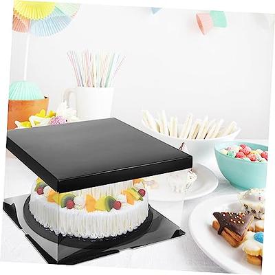 Abaodam Cake Boxes 4pcs Box Cake Carry Case Clear Cake Holder Square Cake  Holder Clear Cake Carrier Birthday Cake Holder Portable Cake Carrier Cake  Container Double Layer Paper Decorate - Yahoo Shopping