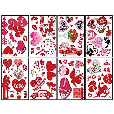 Partywind 24 Sheets Valentines Day Stickers Prize for Kids Classroom,  Valentines Stickers for Kids Gifts Rewards Goodie Bag Stuffers, Cute  Waterproof