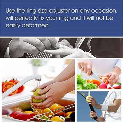 Ring Size Adjuster Ring Guard Clip Invisible Tightener Transparent Resizer  For Loose Ring (4pcs, Transparent Color) Discount A