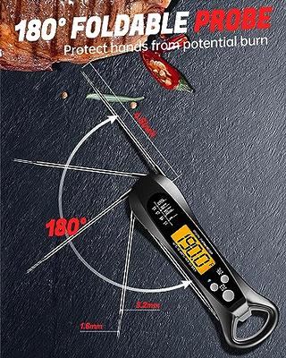  ENZOO Wireless Meat Thermometer with 4 Probes for Grilling,  Instant Read Food Thermometer, Digital Meat Thermometer, Cooking Thermometer  for Smoker, BBQ Accessories: Home & Kitchen