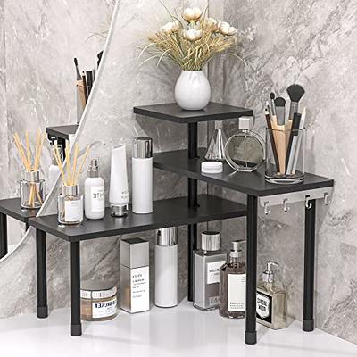 Dyiom Bathroom Organizer Countertop Kitchen Counter Shelf 2-Tier Separable for Multiple Use