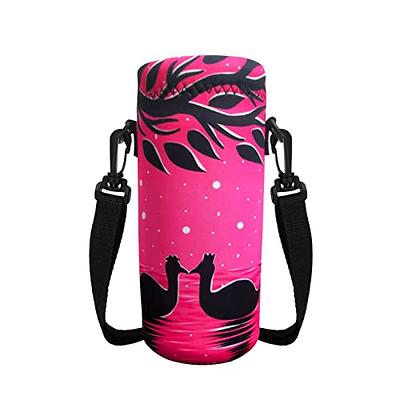 Cartoon Water Bottle Holder Bag Portable Carrier Adjustable