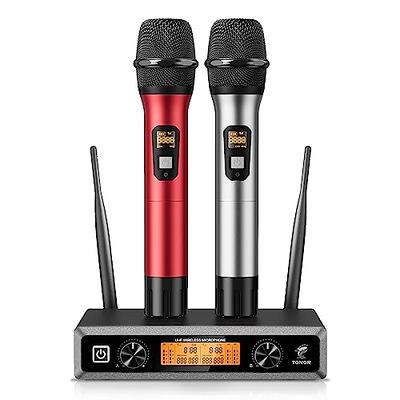  WENWEN Wireless Microphone System UHF 4 Channel 2