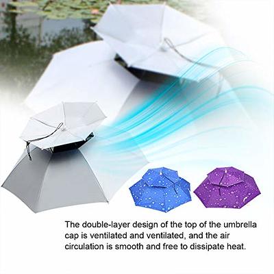 BORDSTRACT Umbrella Hat Headwear Umbrella Fishing Umbrella Hat