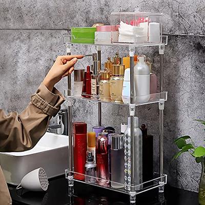  Weidace Bathroom Counter Organizer Countertop Shelf, Skincare  Organizer Perfume Holder for Dresser, Bathroom Countertop Tray for  Cosmetic, Skin Care, Lipstick (3 Tiers, White) : Home & Kitchen