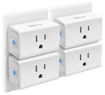 Govee Smart Plug 15A, WiFi Bluetooth Outlets 2 Pack Work with