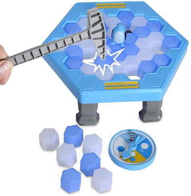 Save Penguin Break Ice Frozen Game for Kids, Meroqeel Protect The Iceberg  Penguins Trap on Ice Icebreaker Board Games Toy for Adults Family Childrens