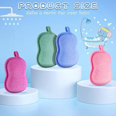 4 Pieces Baby Bath Sponge Cotton Baby Sponge Soft and Absorbent Sponge for  Kids Babies Men Women (Red, Purple, Green, Blue) - Yahoo Shopping