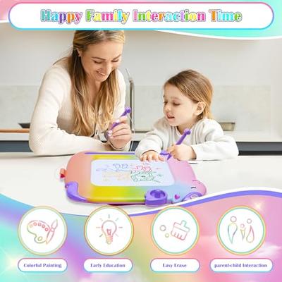 bravokids Toddler Girl Unicorn Toys Gifts - 10 LCD Writing Tablet Kids  Doodle Board Drawing Learning Sensory Toys Kids Christmas Birthday Gifts  for 3