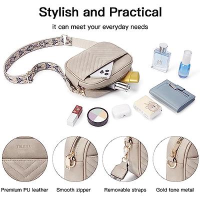  Telena Quilted Crossbody Bags for Women Trendy Small