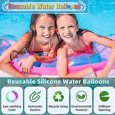  98K Reusable Water Bomb Balloons, Latex-Free Silicone Water  Splash Ball with Mesh Bag, Self-Sealing Water Bomb for Kids Adults Outdoor  Activities Water Games Toys Summer Fun Party Supplies (12Pcs) : Toys