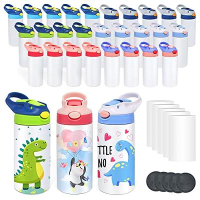 JYLJINGYULI 6pcs 12 oz Sublimation Tumblers Blanks, 12oz Sublimation Tumbler  Cups Blank for Kids Bulk, Straight Skinny Insulated Cup Stainless Steel  Water Bottle with Lid and Straw for Craft DIY - Yahoo Shopping