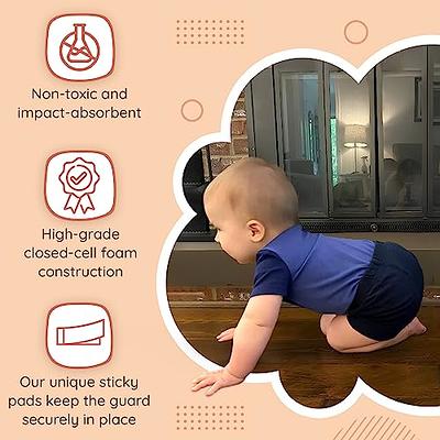 Baby Safety Foam Soft Seat Edge Cushion Fireplace Hearth Guard Bumper Pad Child  Proof Padding (Large, Brown-fits Width from-81-104) - Yahoo Shopping