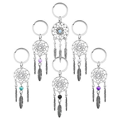  INFUNLY 6 Set Mini Dream Catchers Kit for Keychain DIY Dream  Catcher Making Kit Colorful Handmade Small Dream Catcher for Bag Pendant  Car Interior Backpack Charm : Home & Kitchen