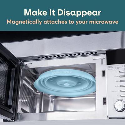 3-in-1: Collapsible Magnetic Microwave Cover. MoistureLock™ for Moist  Leftovers. Plastic-Free. Protects Finger Burns, BPA-Free Silicone, Dishwasher-Safe, Duo Cover