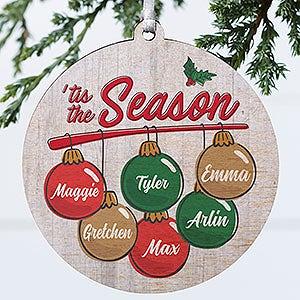 wooden ornament, custom branded