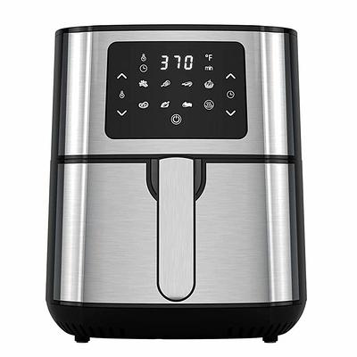 SUEWRITE Electric Deep Fryer, 1.5 Liters/1.6 Qt. Oil Capacity, Cool Touch  Sides Easy to Clean, Deep Fryer with Basket for Home Use, Nonstick Basket