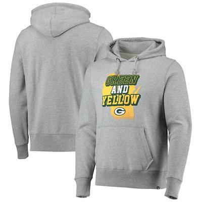 Men's Starter Green/Heather Charcoal Green Bay Packers Extreme Pullover  Hoodie