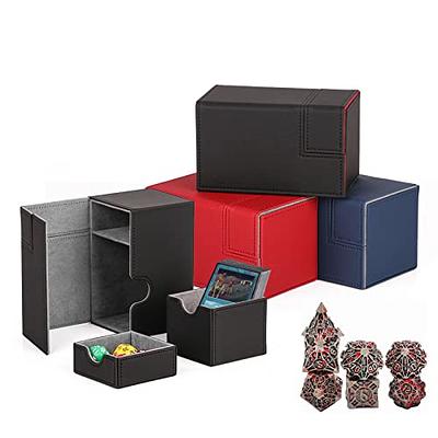 Double Deck Card Box, Scimi Deck Box, Card Game Case, Flip Deck Case