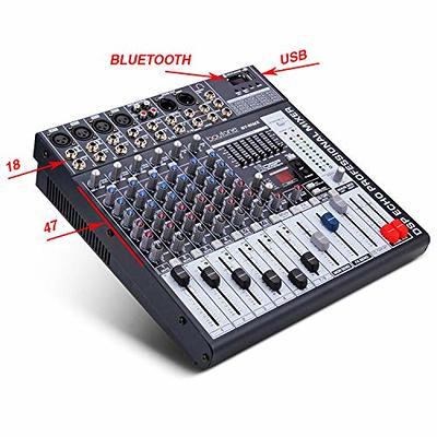 Pyle Pro PAD10MXU 2-Channel Mini Mixer with USB Audio PAD10MXU