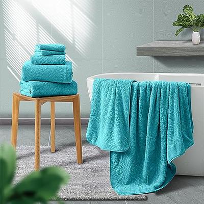 CHINO Oversized Bath Towel Set of 8, 2 Large Bath Sheets, 2 Hand