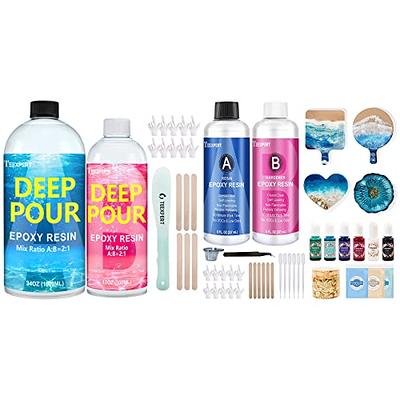  Teexpert Deep Pour Epoxy Resin, 3 Gallon Epoxy Resin