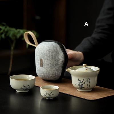 Ceramic Travel Tea Set