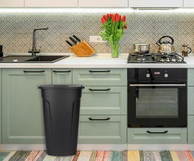 Mainstays 13 Gallon Trash Can, Plastic Swing Top Kitchen Trash Can