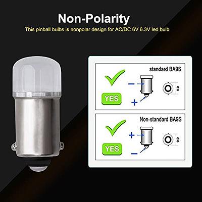 10 Pack LED Bulbs T10 Landscape Light Low Voltage 12v AC/DC Warm White  Flicker-Free, Non-Polarity