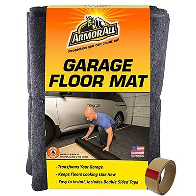 Armor All Original Small Vehicle Garage Floor Mat, (8'4” x 7'4), (Includes  Double Sided Tape), Protects Surfaces, Transforms Garage -  Absorbent/Waterproof/Durable (USA Made) (Charcoal) - Yahoo Shopping