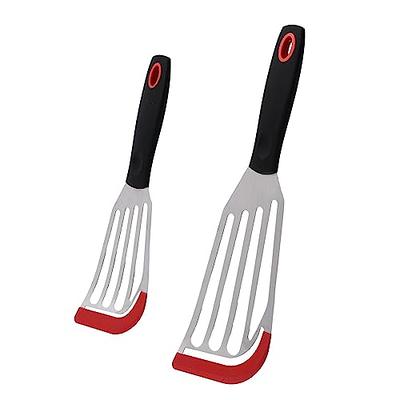 Silicone Pancakes Shovel Wide Spatula Turner Nonstick Fried Shovel Fish  Spatula Silicone Wide Flexible Turner For Nonstick Cookware Egg Cookie  Omelett