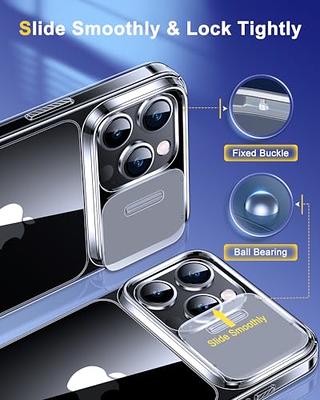 Shockproof Case For iPhone 15 Pro Max 14 13 12 Camera Lens Slide Cover  Protector