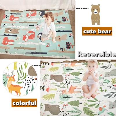 Jumpoff Jo 77 x 70 Waterproof Foam Padded Baby Play Mat Extra Large Oh Deer | Target