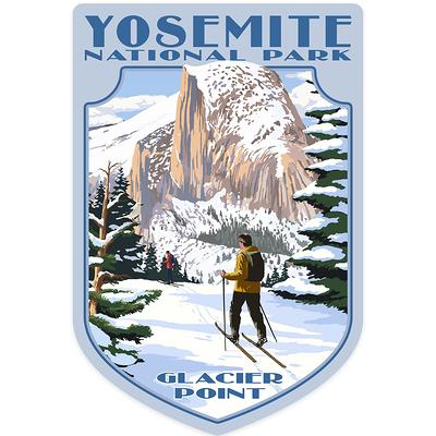 Ski touring & mountains Sticker